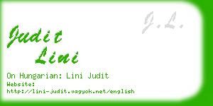 judit lini business card